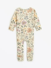 Holy Pals Onesie All Things Are Possible Footless Onesie PJ Ribbed Cotton-Bamboo Blend