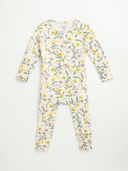 Holy Pals Onesie Consider the Lilies Footless Onesie Cotton