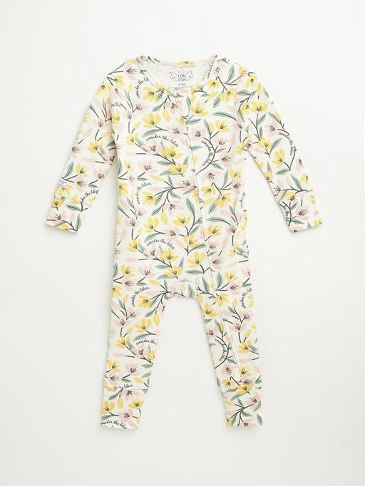 Holy Pals Onesie Consider the Lilies Footless Onesie Cotton