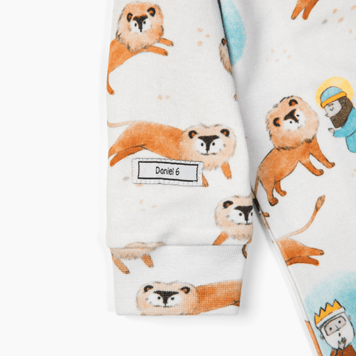 Holy Pals Onesie Daniel & The Lions Den PJ Footed Onesie Cotton