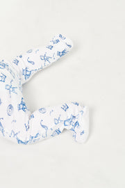 Holy Pals Onesie David & Goliath Blue PJ Footed Onesie Cotton