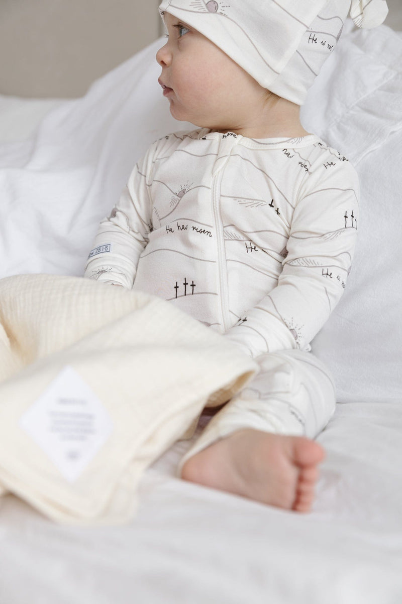 Holy Pals Onesie Early Sunday Morning PJ Footless Onesie Bamboo