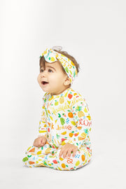 Holy Pals Onesie Fruit of the Spirit PJ Footed Onesie Bamboo