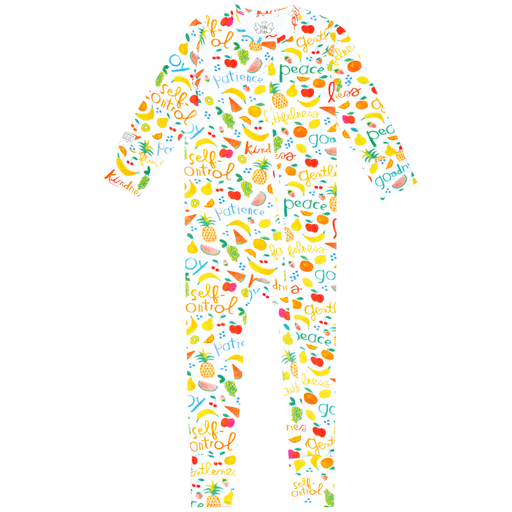 Holy Pals Onesie Fruit of the Spirit PJ Footless Onesie Bamboo