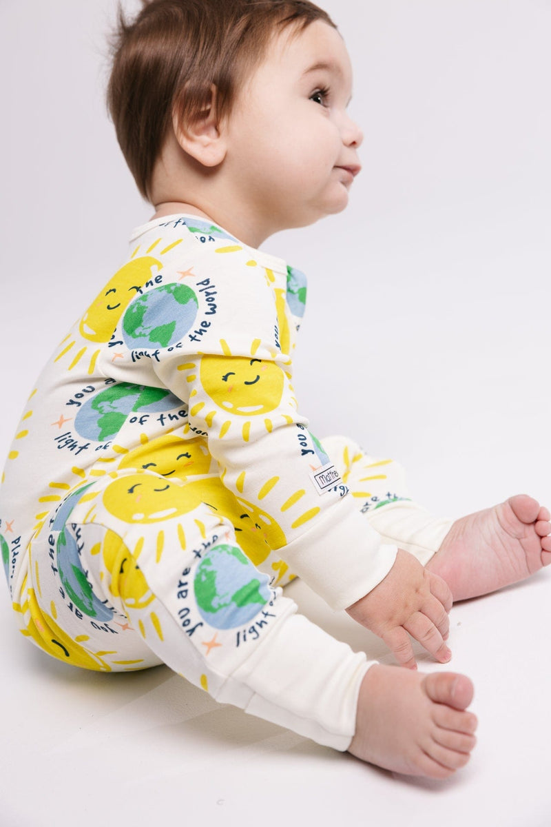 Holy Pals Onesie Light of the World Footless Onesie Cotton
