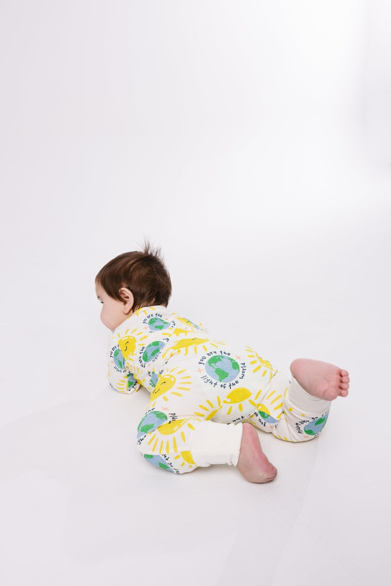 Holy Pals Onesie Light of the World Footless Onesie Cotton