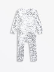 Holy Pals Onesie Love One Another Footless Onesie Cotton