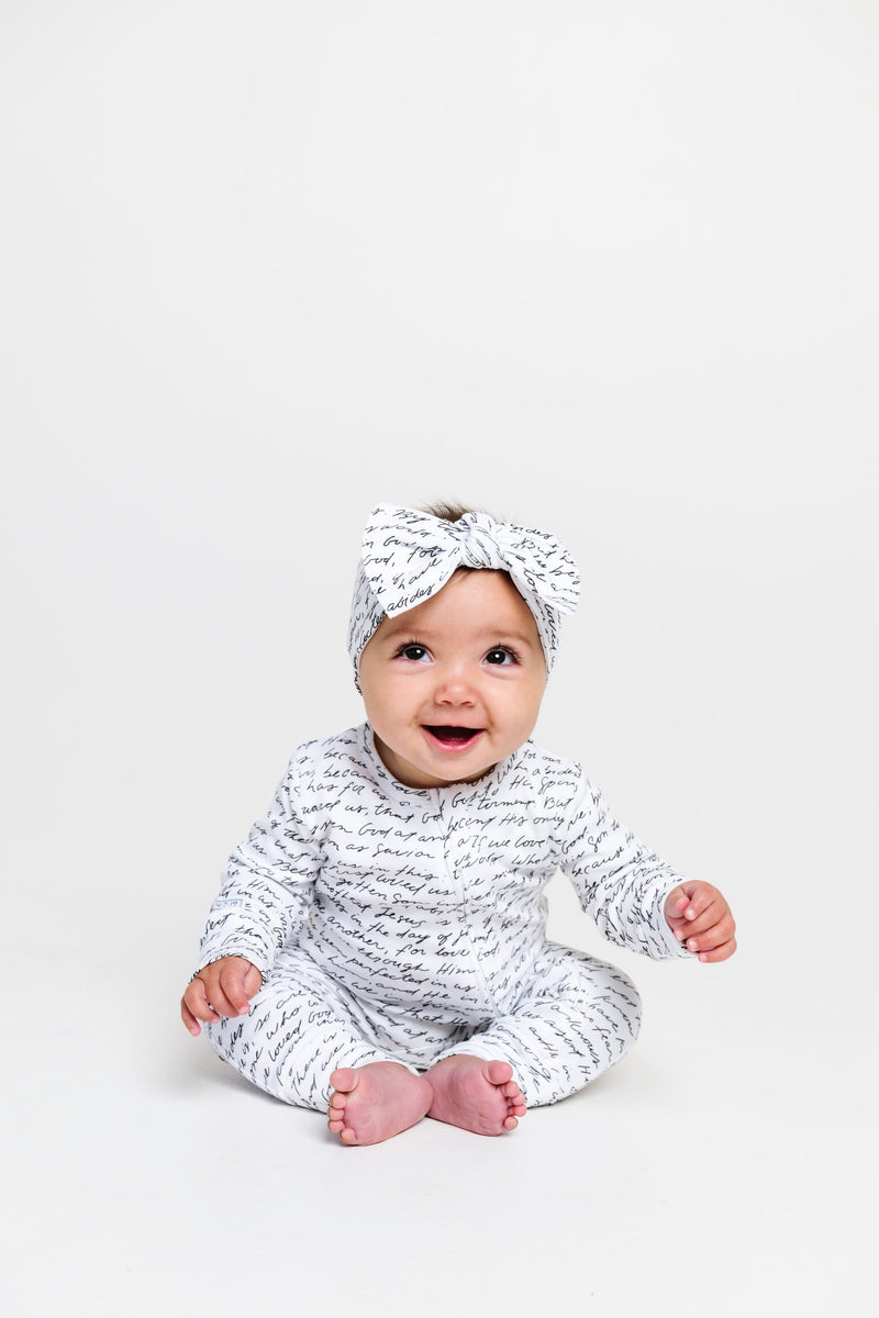 Holy Pals Onesie Love One Another Footless Onesie Cotton