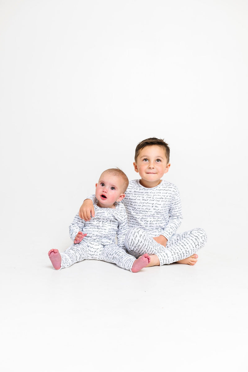 Holy Pals Onesie Love One Another Footless Onesie Cotton