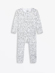 Holy Pals Onesie Love One Another Footless Onesie Cotton
