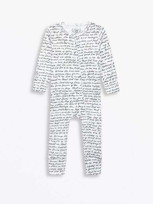 Holy Pals Onesie Love One Another Footless Onesie Cotton