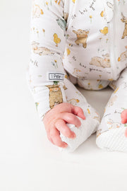 Holy Pals Onesie New Birth PJ Footed Onesie Bamboo