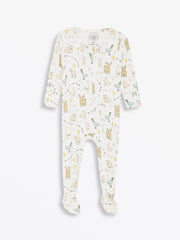 Holy Pals Onesie New Birth PJ Footed Onesie Bamboo