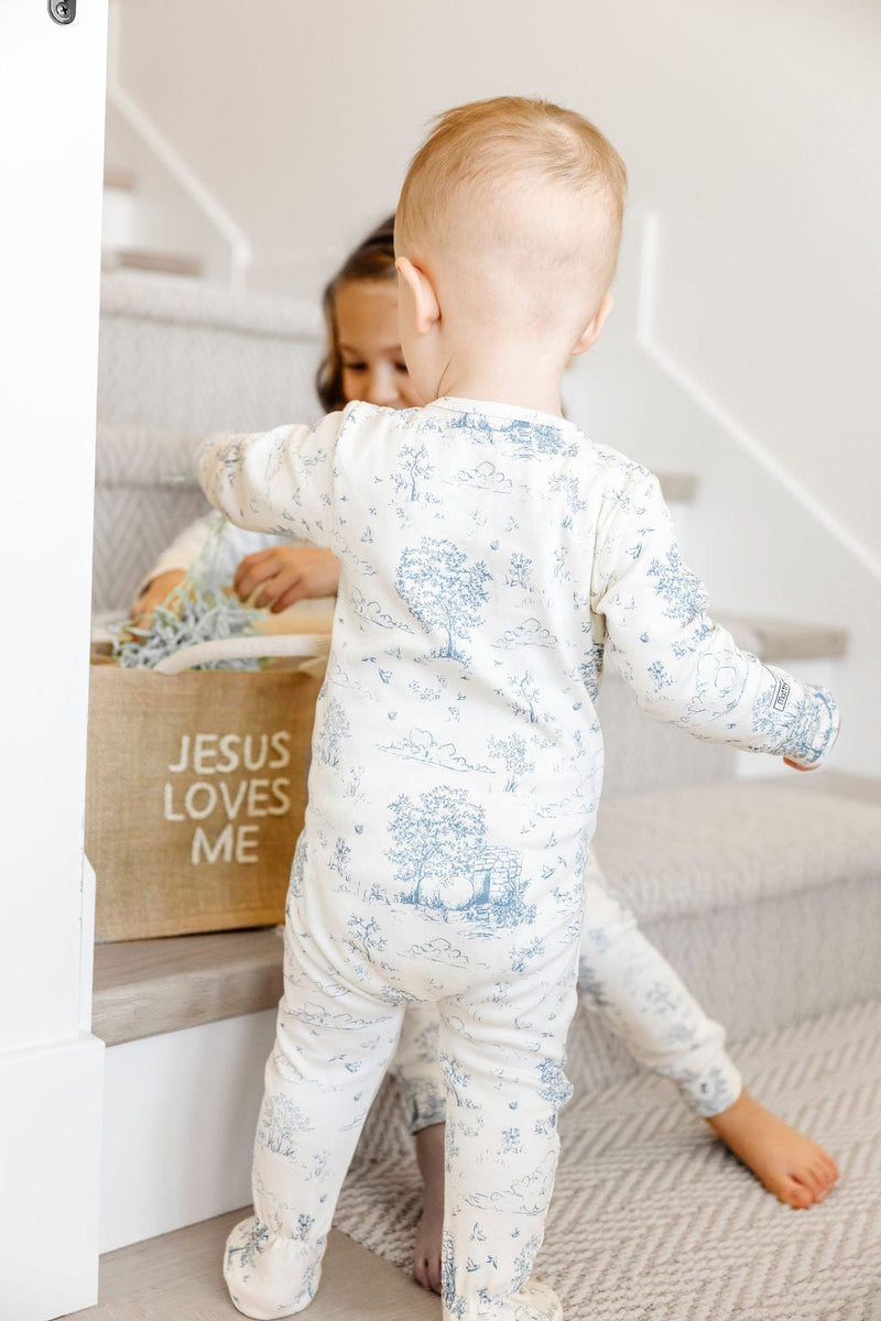 Holy Pals Onesie The Empty Tomb PJ Footed Onesie Cotton