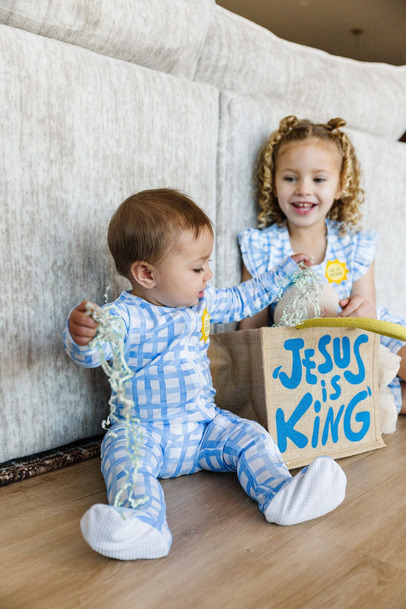 Holy Pals Onesie The Risen Son PJ Footed Onesie Bamboo