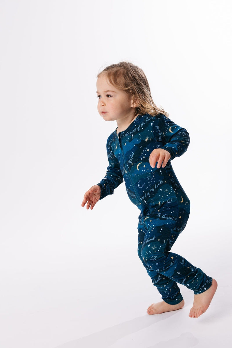 Holy Pals Onesie Work of His Hands Footless Onesie Bamboo