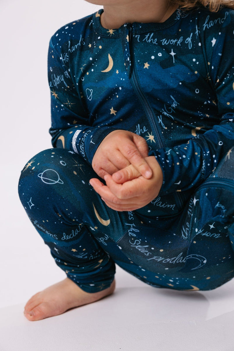 Holy Pals Onesie Work of His Hands Footless Onesie Bamboo