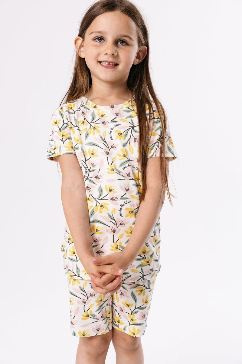 Holy Pals Shorts Consider the Lilies Shorts Set Cotton