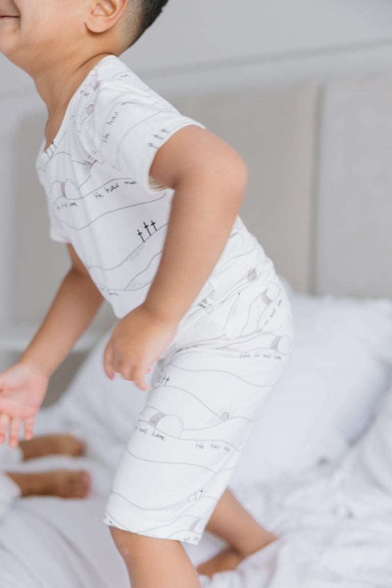 Holy Pals Shorts Early Sunday Morning PJ Shorts Set Bamboo