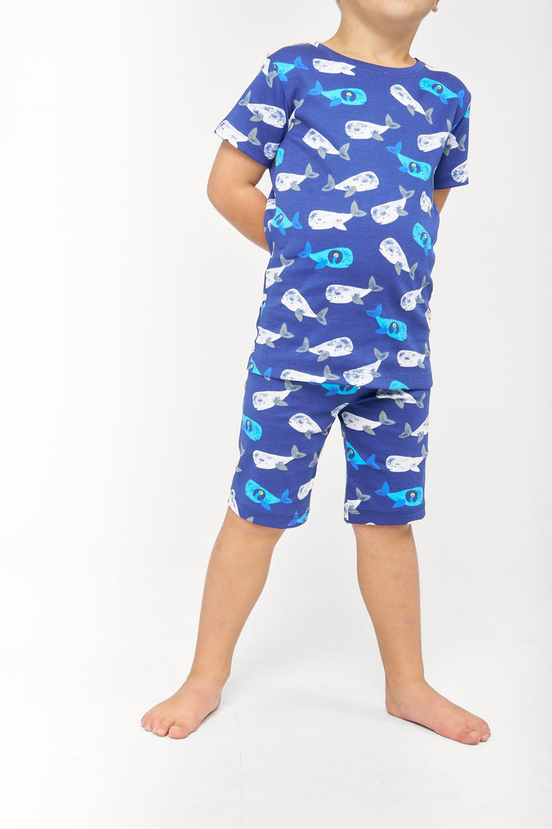 Holy Pals Shorts Jonah Blue PJ Shorts Set Cotton