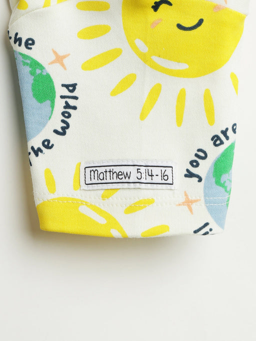 Holy Pals Shorts Light of the World Shorts Set Cotton