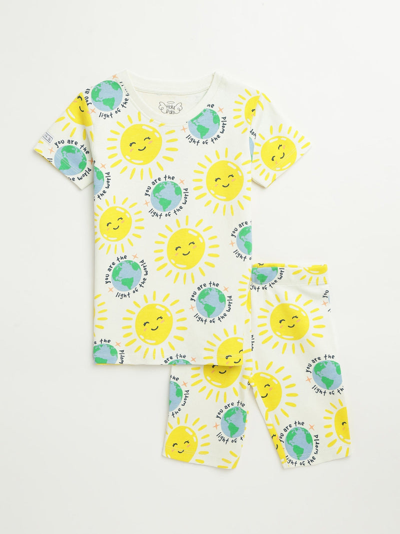 Holy Pals Shorts Light of the World Shorts Set Cotton
