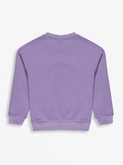 Holy Pals Sweater Eternal Life Purple Fleece Crewneck