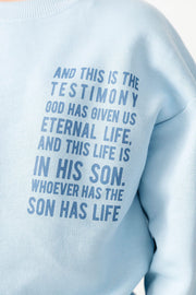 Holy Pals Sweater Eternal Life Skyway Fleece Crewneck
