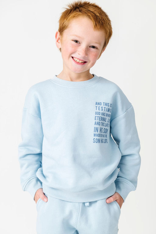 Holy Pals Sweater Eternal Life Skyway Fleece Crewneck