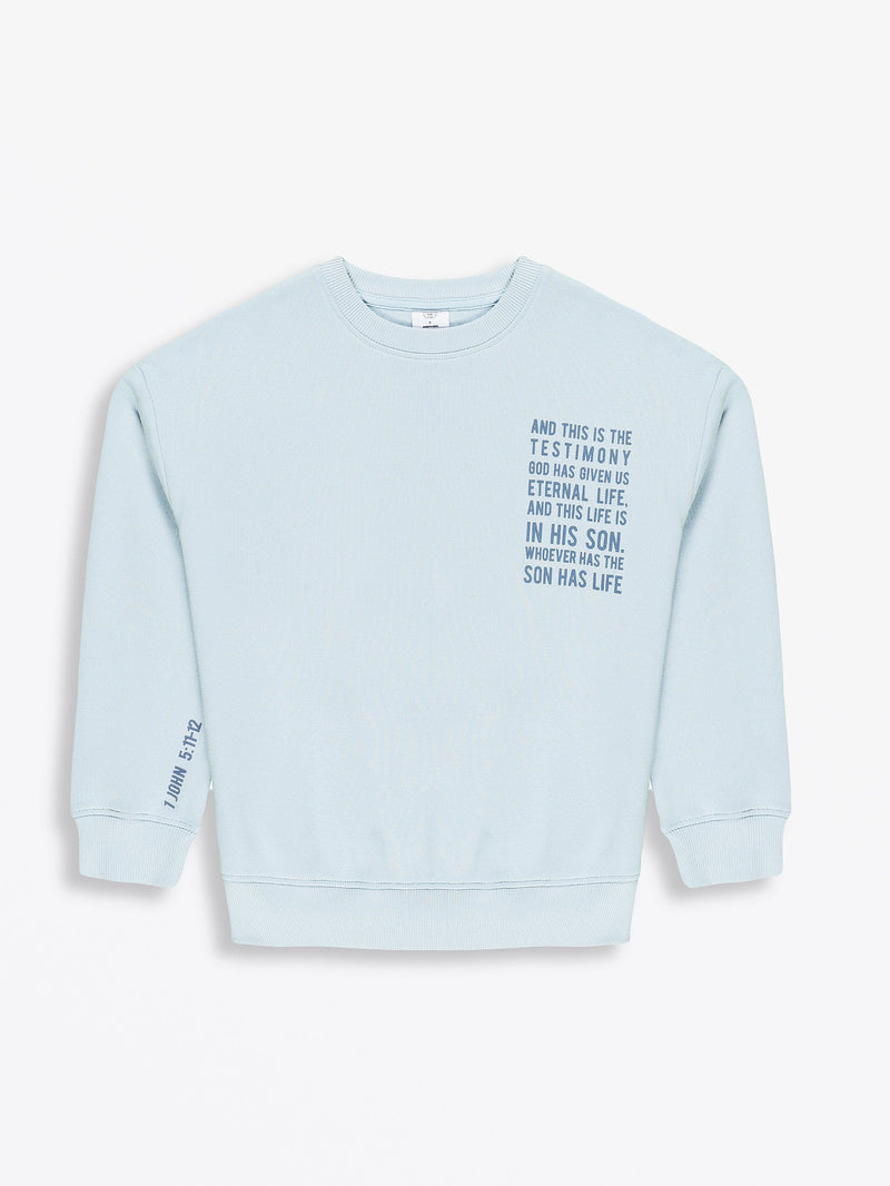Holy Pals Sweater Eternal Life Skyway Fleece Crewneck