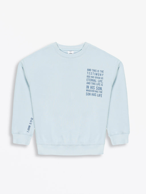 Holy Pals Sweater Eternal Life Skyway Fleece Crewneck