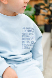 Holy Pals Sweater Eternal Life Skyway Fleece Crewneck