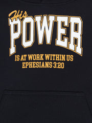 Holy Pals Sweater His Power Cotton Fleece Hoodie