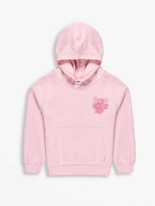 Holy Pals Sweater No Greater Love Pink Cotton Fleece Hoodie