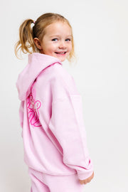 Holy Pals Sweater No Greater Love Pink Cotton Fleece Hoodie