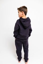 Holy Pals Sweater No Greater Love Vintage Washed Black Cotton Fleece Hoodie