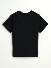 Holy Pals T-Shirt Black Prayer Pocket Short Sleeve T-Shirt Cotton