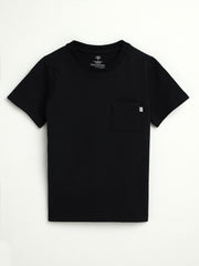 Holy Pals T-Shirt Black Prayer Pocket Short Sleeve T-Shirt Cotton