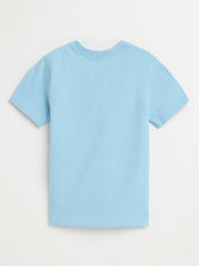 Holy Pals T-Shirt Blue Prayer Pocket Short Sleeve T-Shirt Cotton