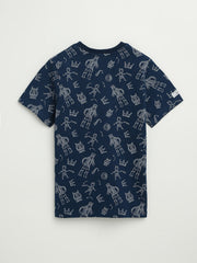 Holy Pals T-Shirt David & Goliath Sailor Blue T-Shirt Cotton