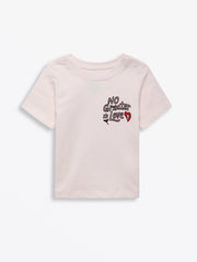 Holy Pals T-Shirt No Greater Love Pink Short Sleeve T-Shirt Cotton