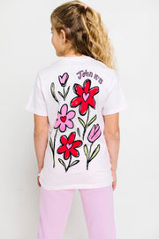 Holy Pals T-Shirt No Greater Love Pink Short Sleeve T-Shirt Cotton