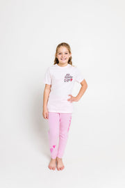 Holy Pals T-Shirt No Greater Love Pink Short Sleeve T-Shirt Cotton
