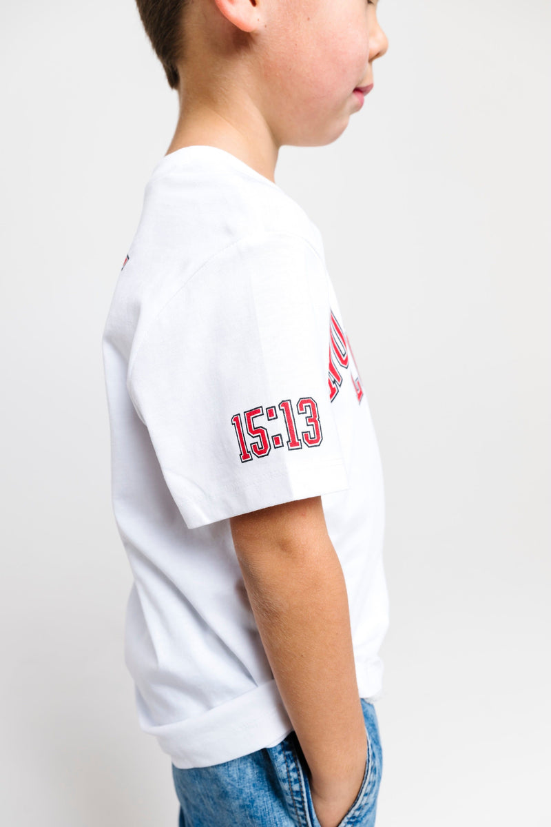Holy Pals T-Shirt No Greater Love White Short Sleeve T-Shirt Cotton