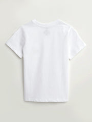 Holy Pals T-Shirt White Prayer Pocket Short Sleeve T-Shirt Cotton