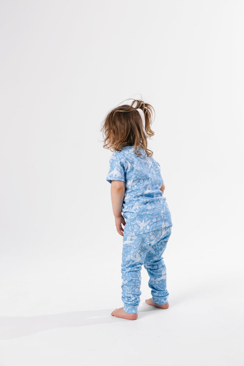 Holy Pals Two Piece Birds of the Air Short Sleeve Set Cotton