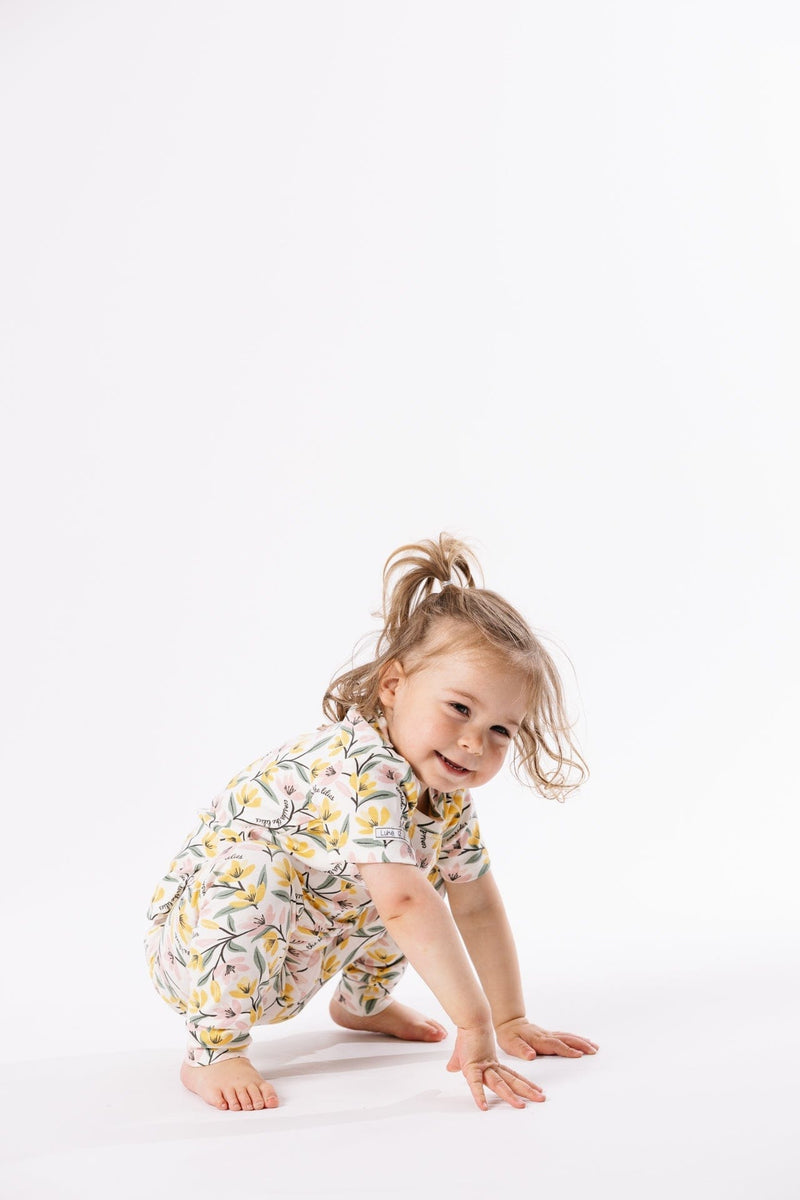 Holy Pals Two Piece Consider the Lilies Short Sleeve Set Cotton