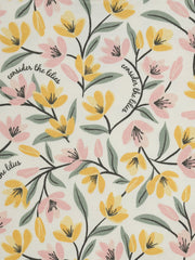 Holy Pals Two Piece Consider the Lilies Short Sleeve Set Cotton