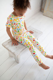 Holy Pals Two Piece Fruit of the Spirit PJ Short Sleeve & Pants Set Bamboo