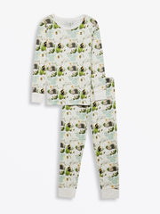 Holy Pals Two Piece He Is Risen PJ Long Sleeve Set Cotton